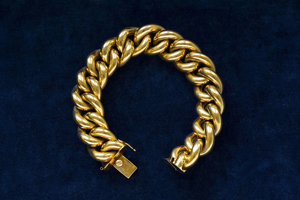 C.1930. French Curb Chain Bracelet