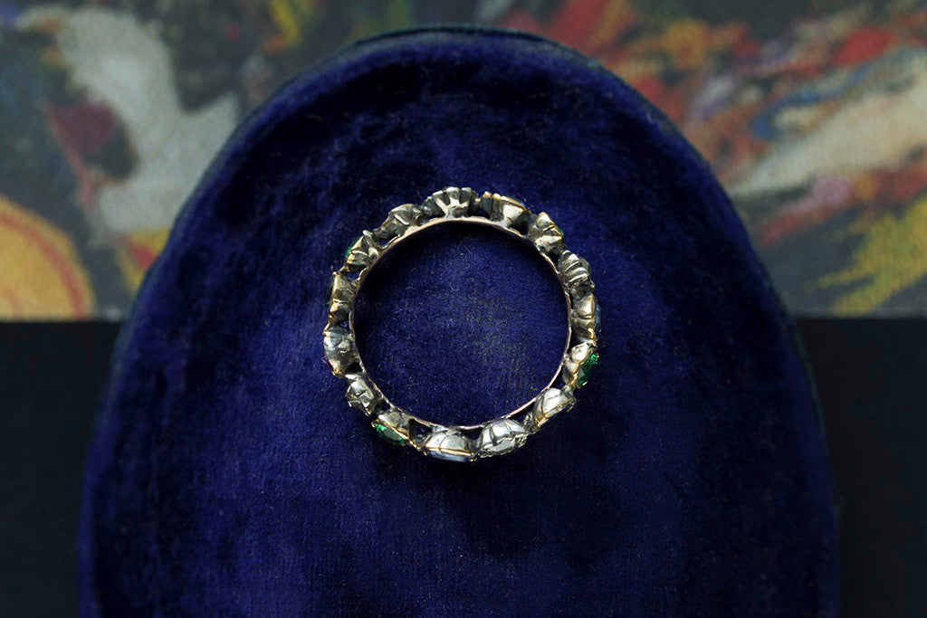 Georgian Multi-Gemstone Eternity Ring