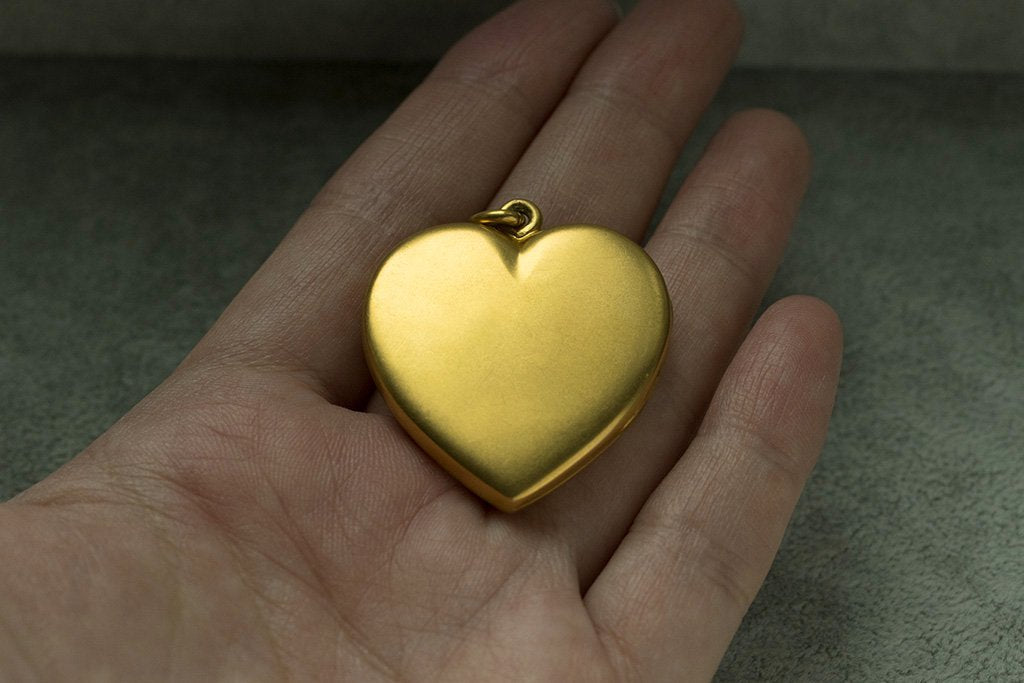large heart locket