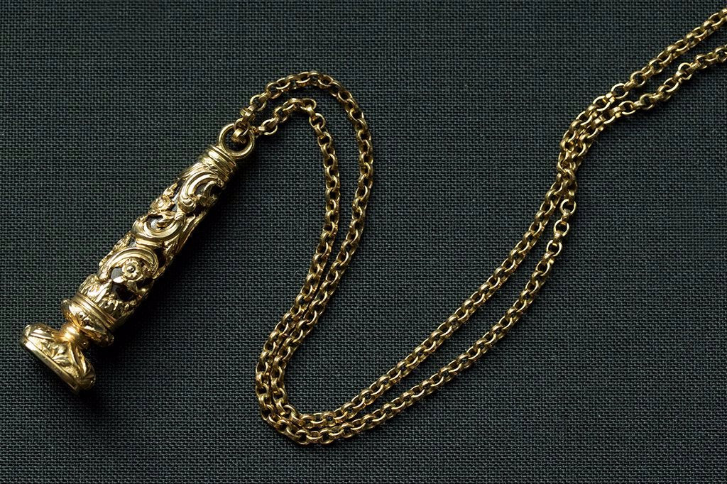 Victorian Gold and Bloodstone Seal Fob