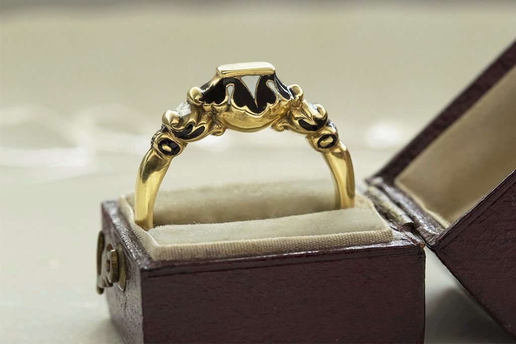 Victorian 18k Gold Masonic Signet Ring – Butter Lane Antiques