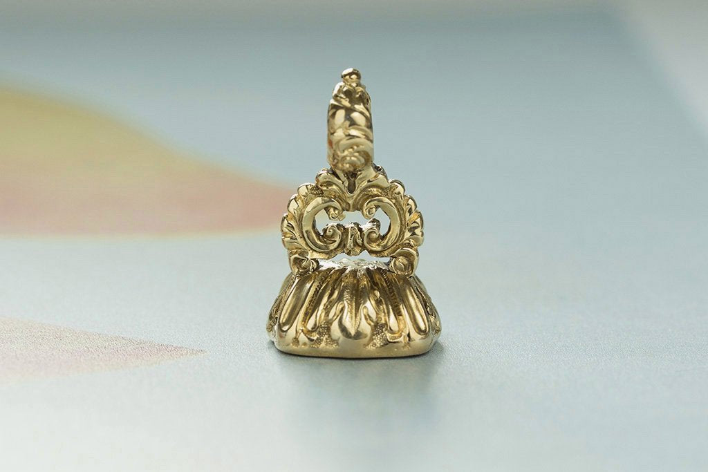 Early Victorian Greyhound Fob Pendant