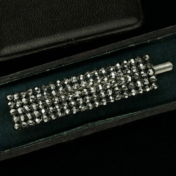 Victorian Cut Steel Hair Barrette