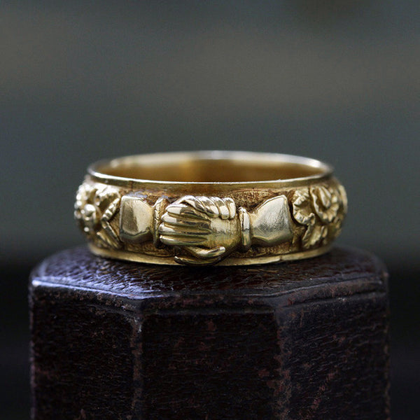 Georgian Clasped Hands Ring
