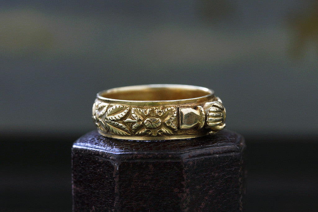 Clasped hands ring sales