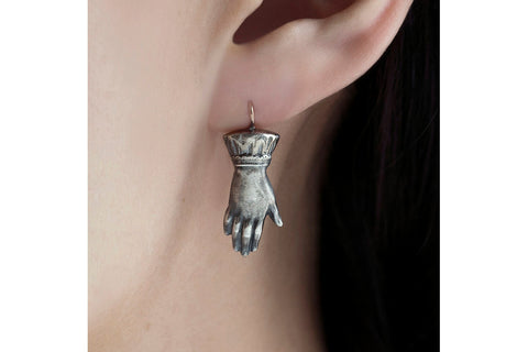 Victorian Hand Motif Earrings