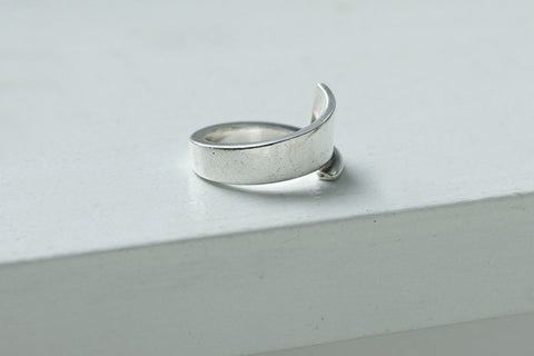 Mid Century Danish Hans Hansen Silver Ring
