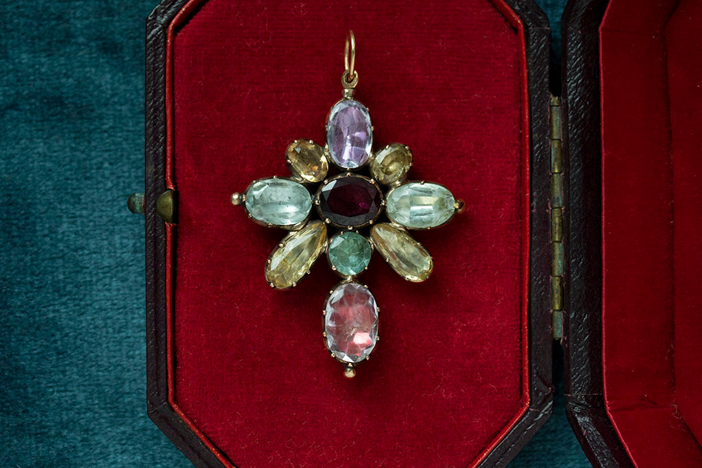 Early 19th Century Harlequin Pendant