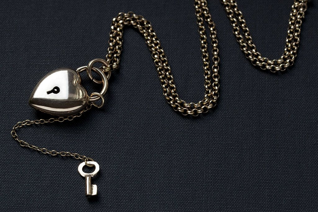 Links of london heart padlock necklace hot sale