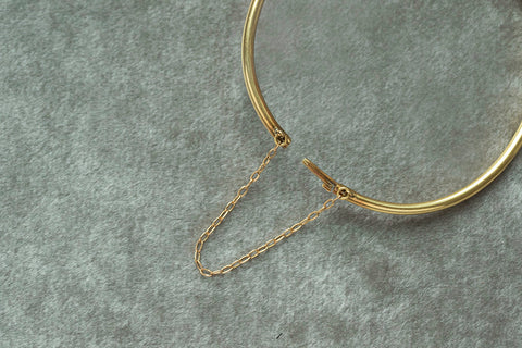 Victorian Heart & Lovers Knot Bangle