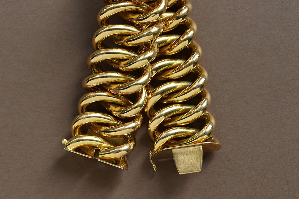 1950s Italian 18k Gold Bracelet