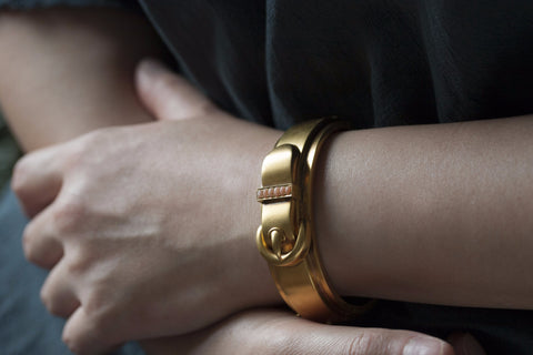 Late Victorian Claw Buckle Bangle