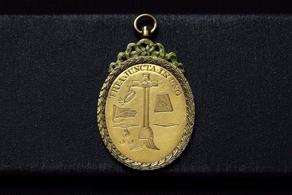 Antique Masonic Gold Pendant