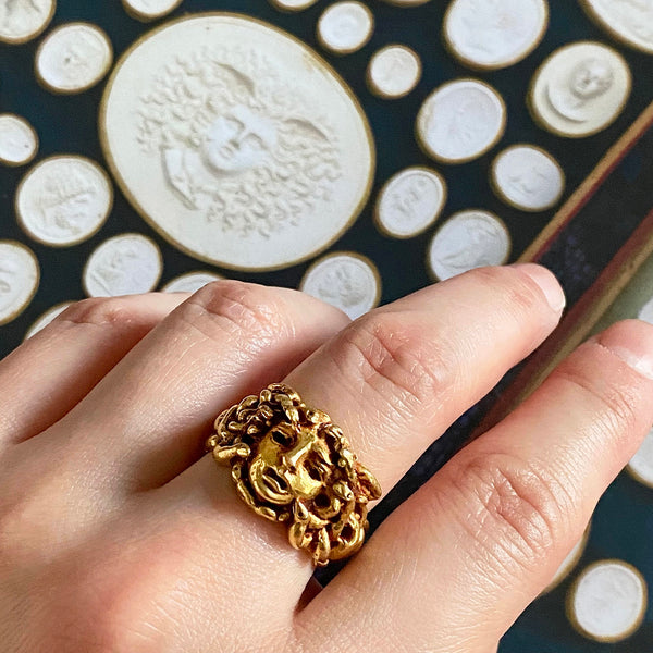 Medusa Ring by Nino D’Antonio Germano