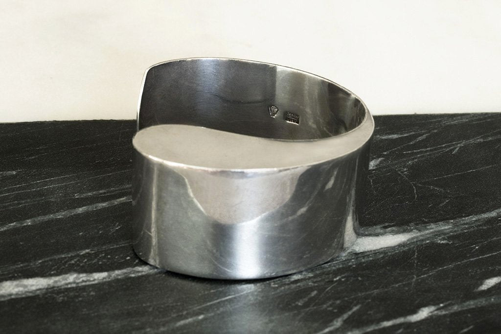 Vintage Sterling Sculptural Cuff Bracelet