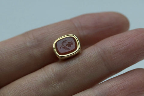 Pair of Victorian Micro Wax Seal Fobs