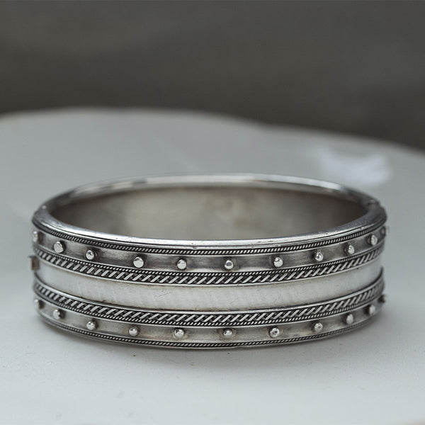 Victorian Sterling Silver Bangle