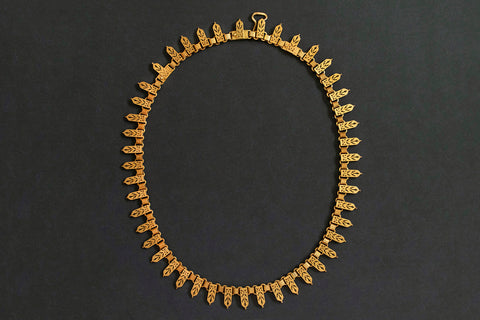 Victorian 18k Gold Collar Necklace