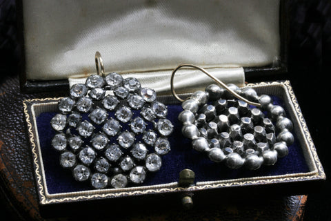 Early Victorian Paste Earrings