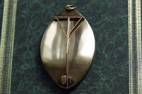 Georgian Sepia Miniature Pin/Pendant
