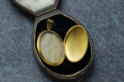 Victorian Pearl and Diamond Locket