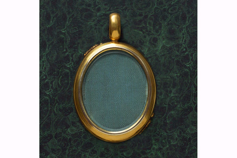Large Victorian Pearl Fringe Locket