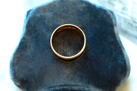 Black Enamel Georgian Mourning Band