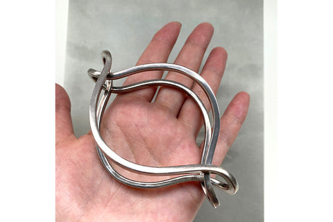 Sterling Silver Puzzle Bracelet