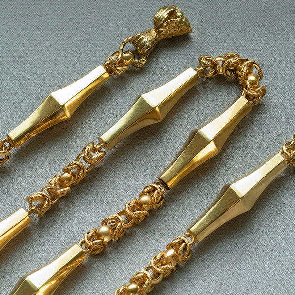Regency Era Fancy Link Chain Necklace