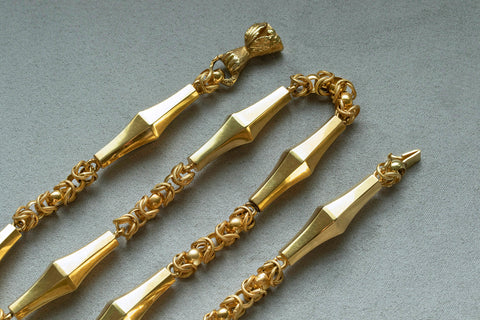 Regency Era Fancy Link Chain Necklace