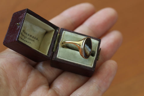 Ancient Roman Agate Intaglio Ring