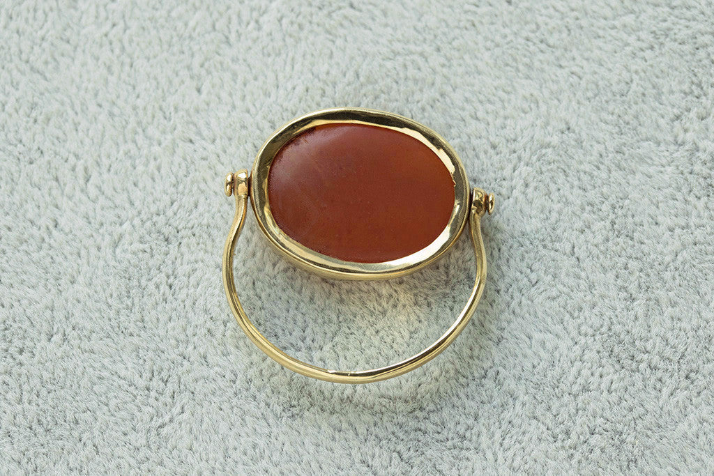 Sasanian Intaglio Swivel Ring