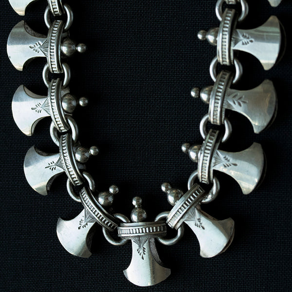 Victorian Sterling Silver Collar Necklace