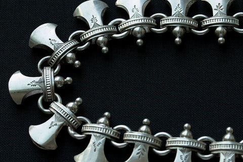 Victorian Sterling Silver Collar Necklace
