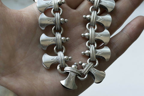 Victorian Sterling Silver Collar Necklace