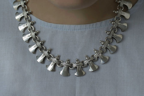 Victorian Sterling Silver Collar Necklace
