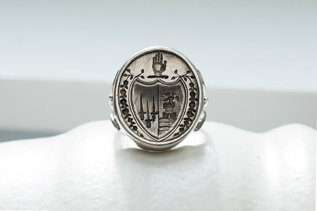 Victorian Silver Intaglio Seal Ring