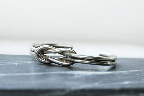 Vintage Sterling Silver Knot Bracelet
