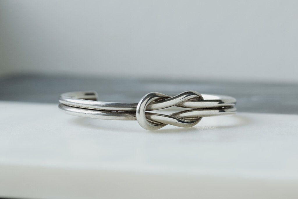 Vintage Sterling Silver Knot Bracelet