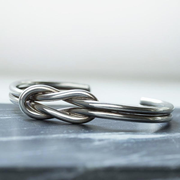 Vintage Sterling Silver Knot Bracelet