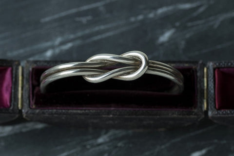 Vintage Sterling Silver Knot Bracelet