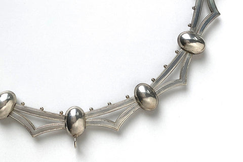 Victorian Sterling Silver Collar Necklace