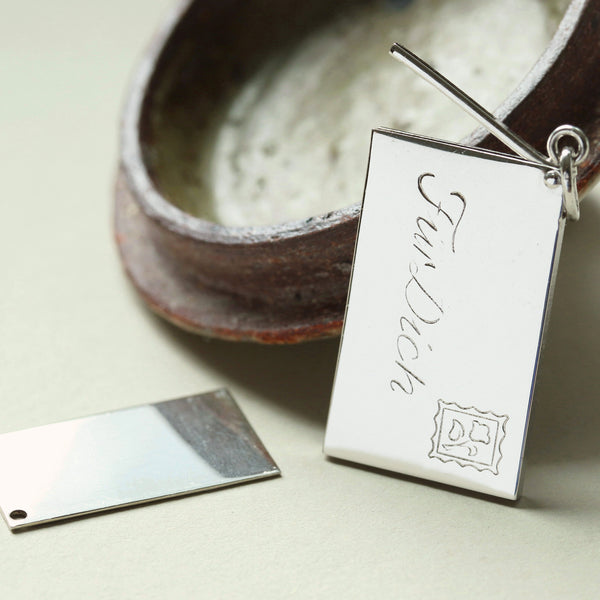Sterling Silver Envelope Pendant
