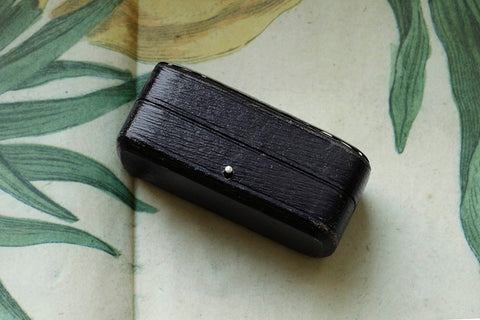 Antique Multi Ring Box with Silver Decoration