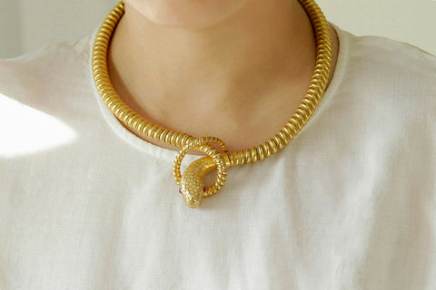 Victorian Snake Necklace