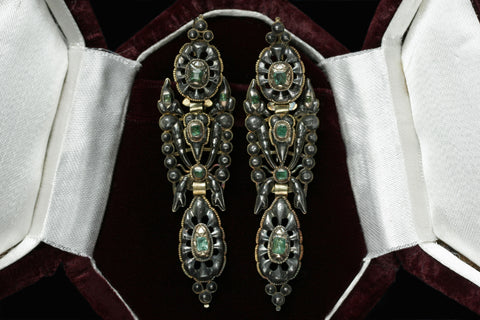 Iberian Emerald Earrings