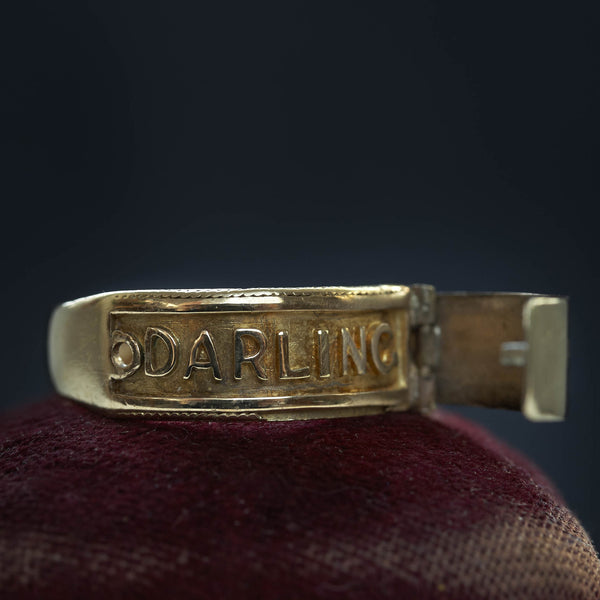 Late Victorian DARLING Ring