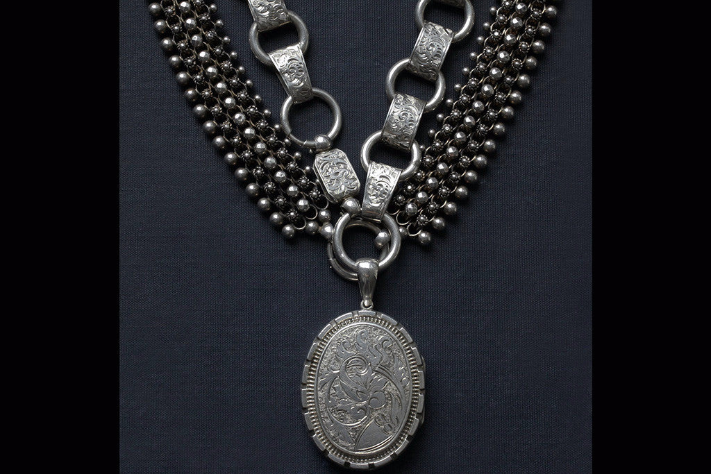 アクセサリー locket necklace silver / LORO locket necklace 01 SV｜LORO official online store