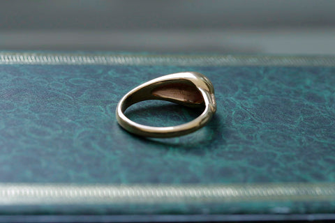 18k Gold Swan Ring