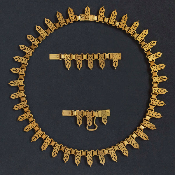 Victorian 18k Gold Collar Necklace